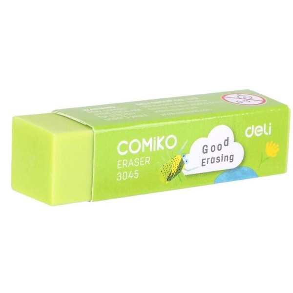 Ластик Deli E3045 Color ПВХ прямоугольный 60x15x15 мм