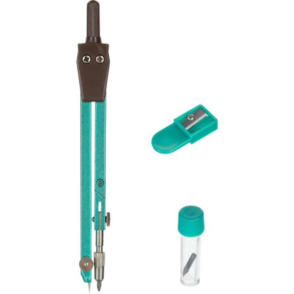 Готовальня Attache BF-A6 3 предмета (в пластиковом пенале с  европодвесом, мятный)