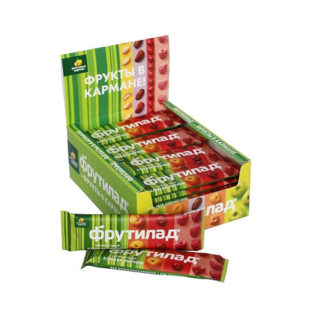 Батончик Фрутилад с клюквой и малиной (24 батончика по 30 г)