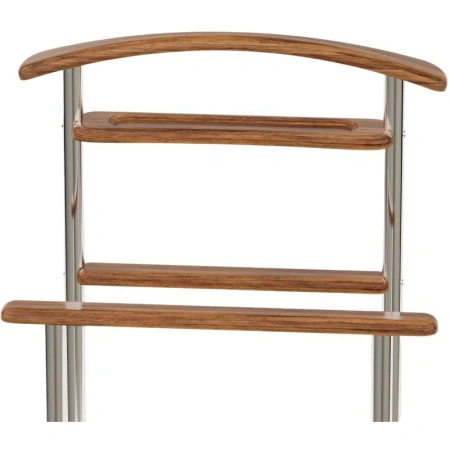 Вешалка костюмная Комус Мебель Элдридж (дуб американский/хромированный,  500х295х1050 мм)