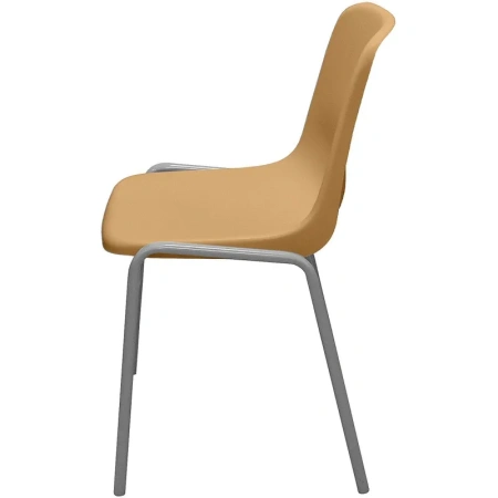 Стул обеденный Комус Мебель Стрит бежевый (пластик, металл)