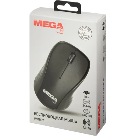 Мышь беспроводная ProMega jet WM007 чёрная
