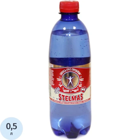 Вода минеральная Стэлмас лечебно-столовая газированная 0.5 л
