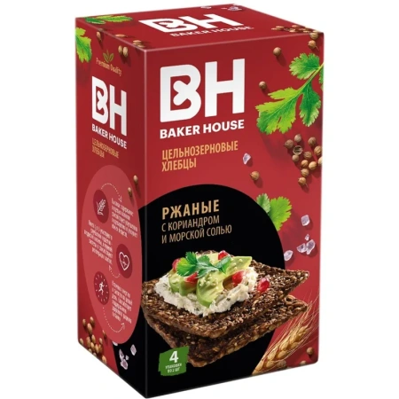 Хлебцы Baker House ржаные 180 г