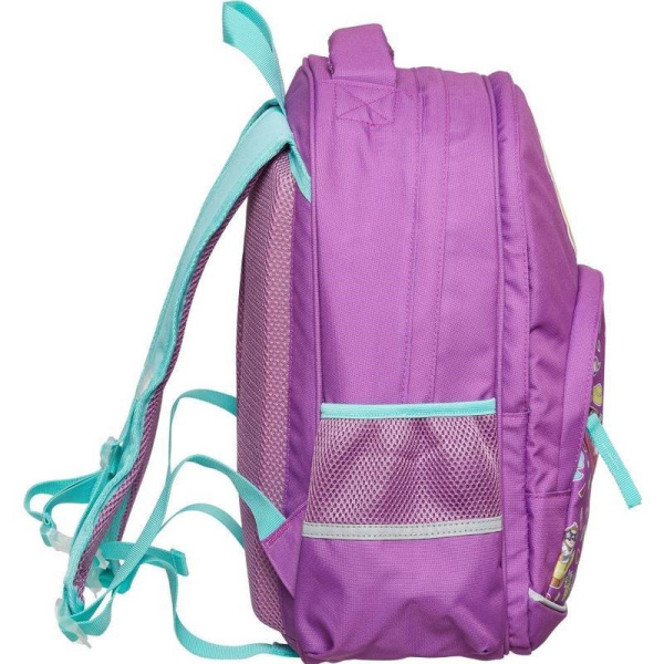 Рюкзак школьный анатомическая спинка №1 School Довольный ленивец  сиреневый