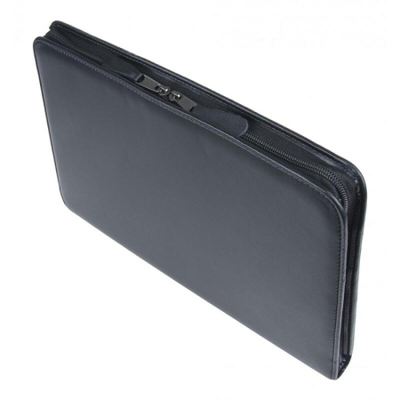 Папка деловая Alliance из искусственной кожи черного цвета
