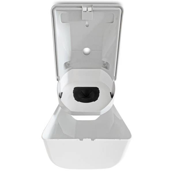 Диспенсер для рулонных полотенец Luscan Professional SG1 пластиковый  белый/серый мини