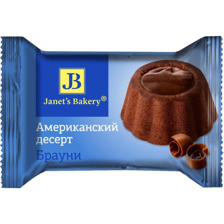 Пирожное Janets Bakery Американский Брауни 500 г