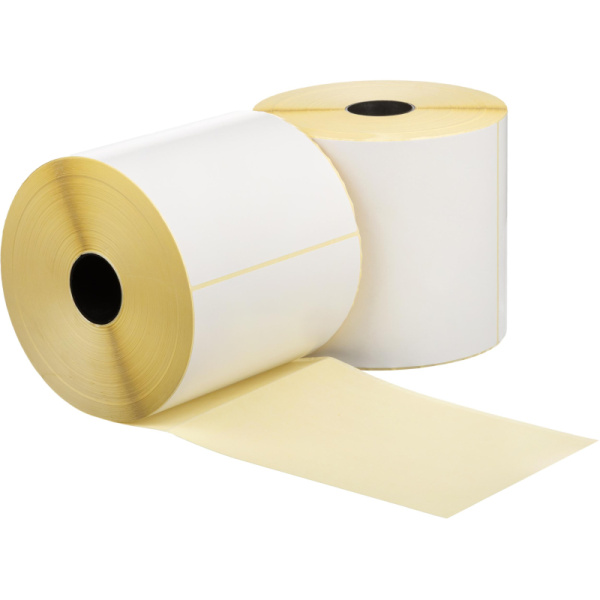 Термотрансферные этикетки 210х148 мм бумажные полуглянцевые (диаметр  втулки 40 мм, 4 рулона по 700 этикеток)