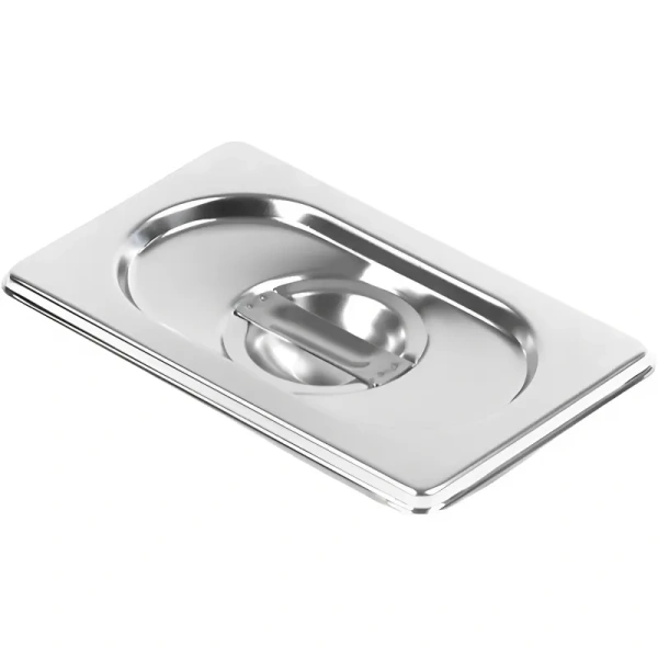 Крышка для гастроёмкости GN 1/9 17.6х10.8 см нержавеющая сталь