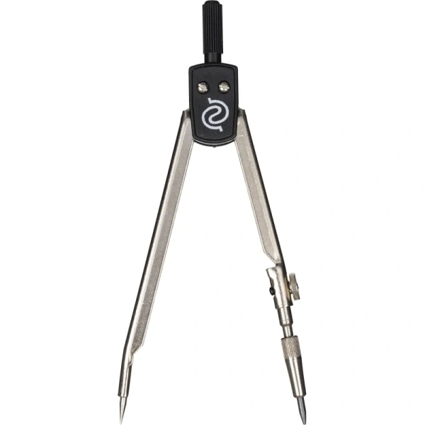 Циркуль Глобус 125 мм серебристый в чехле (ЦЧ-30-10)