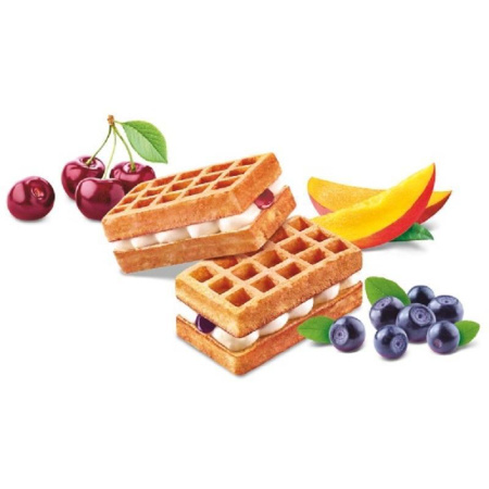 Вафли Дарлетто мягкие со взбитыми сливками с черникой 1.08 кг