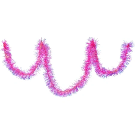 Мишура розовая (200x9 см)