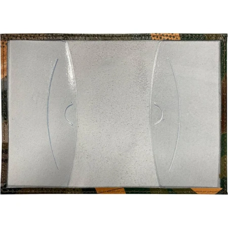 Обложка для паспорта натуральная кожа разноцветная