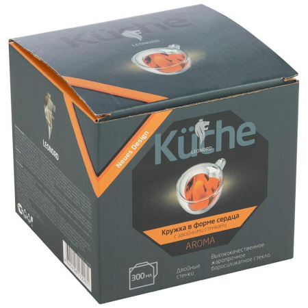 Кружка Aroma Сердце 300 мл