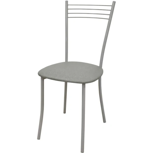 Стул обеденный Хлоя АС серый (искусственная кожа, металл)
