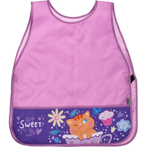 Фартук для труда Комус Класс Sweet сиреневый с нарукавниками