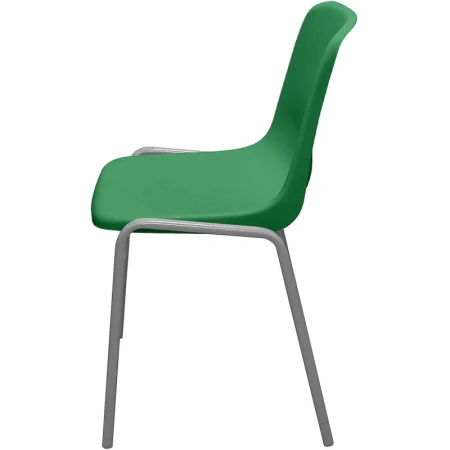 Стул обеденный Комус Мебель Стрит зелёный (пластик, металл)