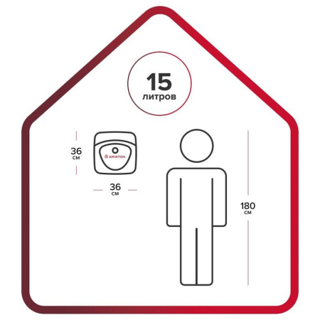 Водонагреватель накопительный электрический Ariston BLU EVO R 15 RU