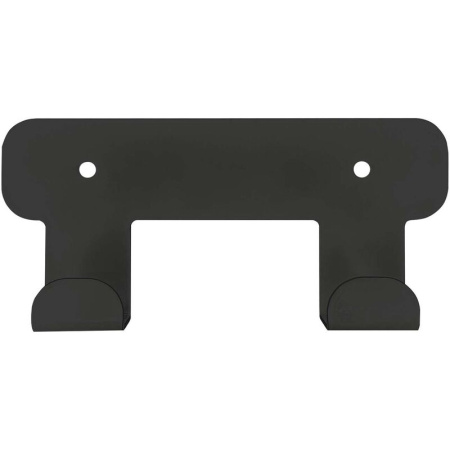 Вешалка настенная H1021В черная (2 крючка)