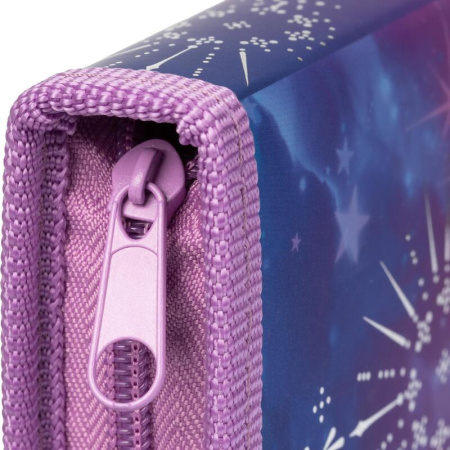 Пенал односекционный Комус Класс Волшебная бабочка фиолетовый