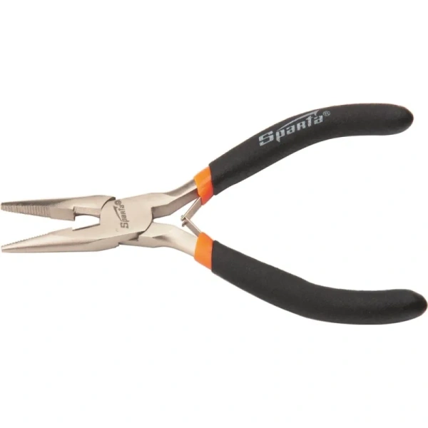 Длинногубцы прямые Mini 130 мм авторазжим Sparta (17820)