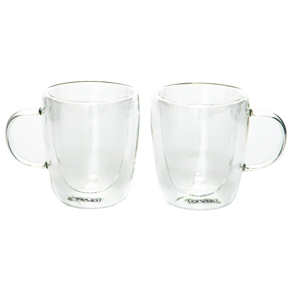 Набор кружек с двойным стеклом Olaff 270 мл (2 предмета)