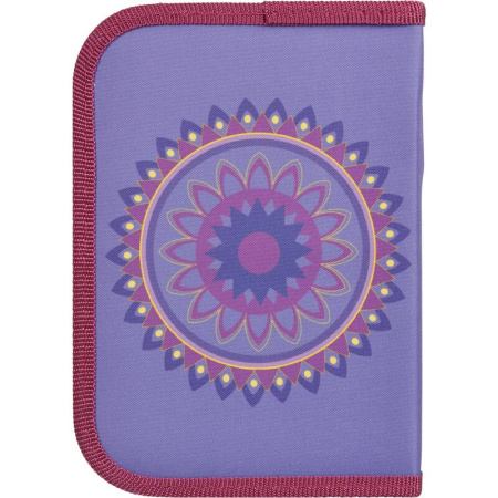 Пенал односекционный Комус Три богатыря  Аленушка синий