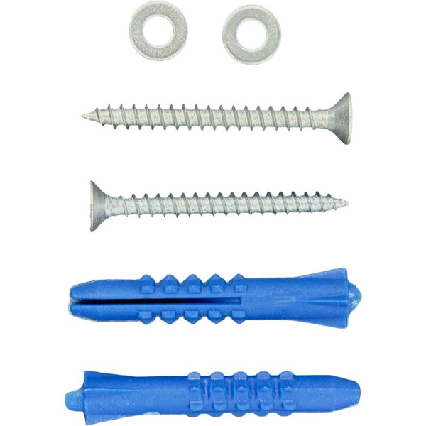 Вешалка настенная H1021В черная (2 крючка)