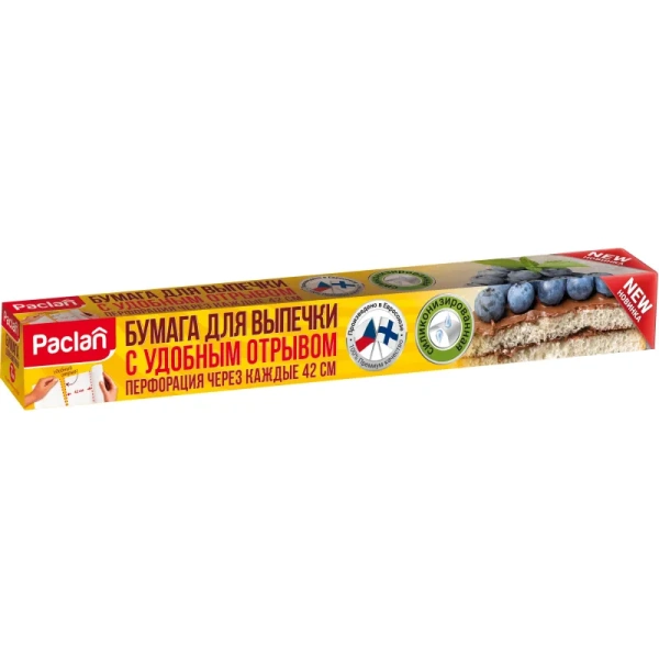 Бумага для выпечки Paclan 36х42 см 16 листов силиконизированная