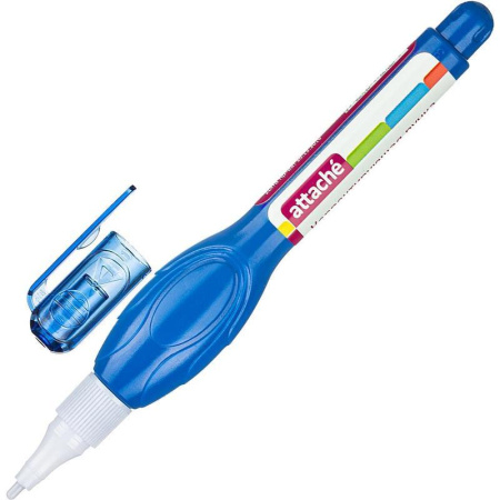 Корректирующая ручка Attache 5 мл в ассортименте (быстросохнущая основа)