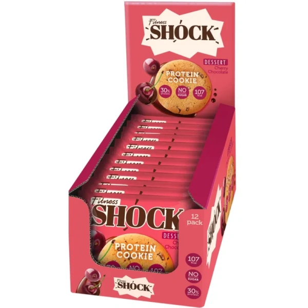 Печенье протеиновое FitnessSHOCK вишня-шоколад 35 г