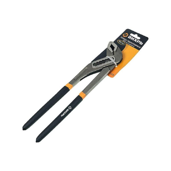 Клещи переставные 300 мм обливные рукоятки Вихрь 73/6/3/5