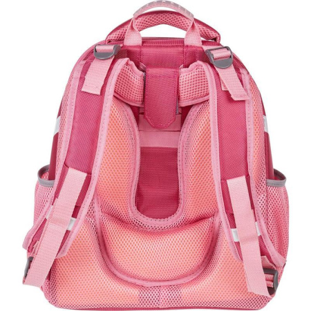 Ранец ортопедический №1 School Basic Flamingo (светящийся кант)