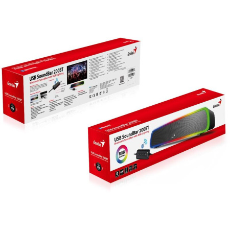 Колонки 2.0 Genius USB SoundBar 200BT (31730045400)
