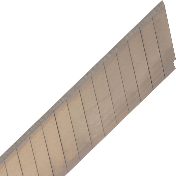 Лезвие сменное сегментированное TOPFORT стальное 18 мм прямоугольное (10  штук в упаковке, SX18S-10)