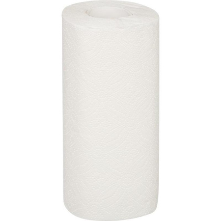 Полотенца бумажные Luscan с тиснением двухслойные (4 рулона по 12.5 метра)