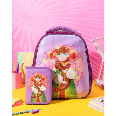 Пенал односекционный Комус Три богатыря Любава