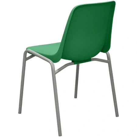 Стул обеденный Комус Мебель Стрит зелёный (пластик, металл)