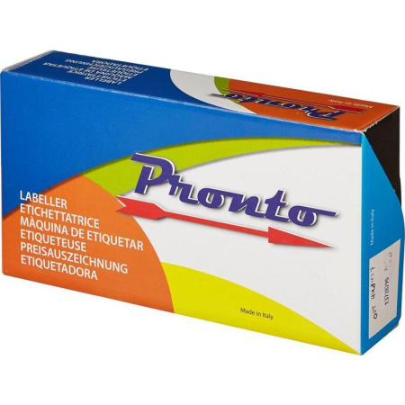 Этикет-пистолет Pronto H8 однострочный (прямоугольная лента, 8 символов, 21x12 мм)