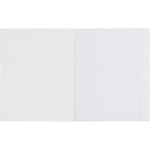 Тетрадь общая Kitty А5 48 листов в клетку на скрепке обложка черная  ВД-лак