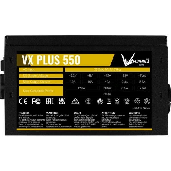 Блок питания Formula VX PLUS 550 Вт