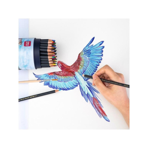 Карандаши цветные акварельные Deli Arte Nuevo липа круглые 72 цвета