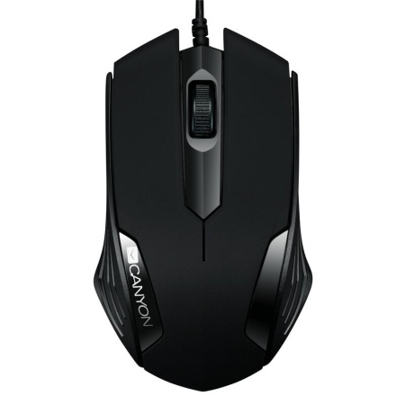 Мышь проводная Canyon CNE-CMS02B черная