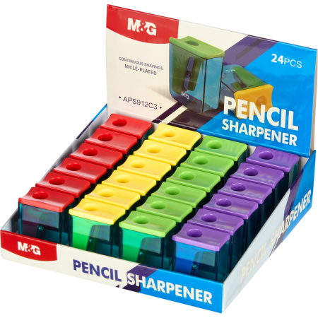 Точилка для карандашей M&G с контейнером пластиковая