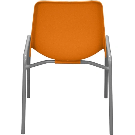 Стул обеденный Комус Мебель Стрит оранжевый (пластик, металл)