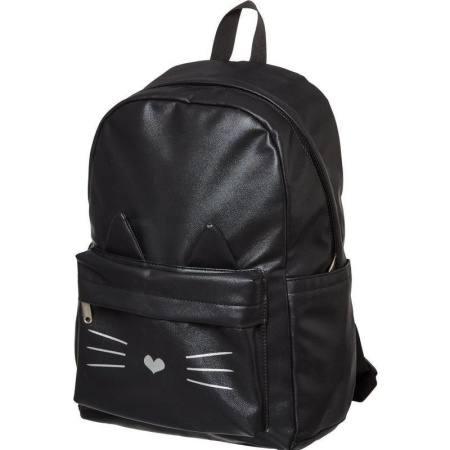 Рюкзак школьный №1 School Kitty черный