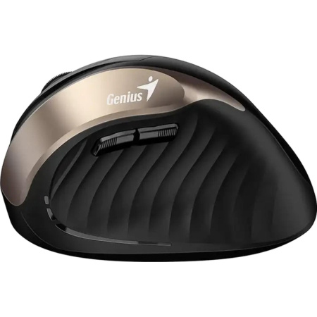 Мышь беспроводная Genius Ergo 8250S чёрная/коричневая (31030031400)