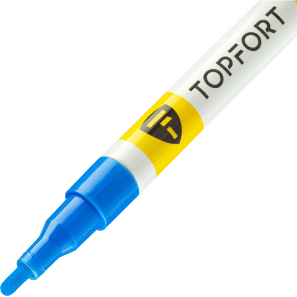 Маркер промышленный TOPFORT Paint для универсальной маркировки синий (2  мм)