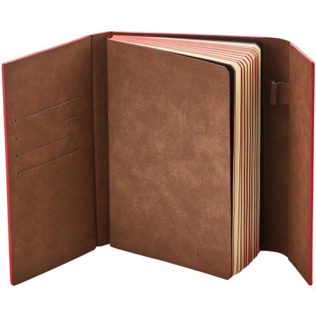 Ежедневник недатированный Bruno Visconti Waltz искусственная кожа A5 136 листов бордовый (154х210 мм) (артикул производителя 3-543/03)